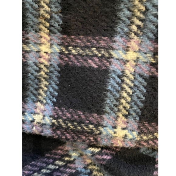 London Fog Girls Plaid Peacoat with Hood (Size 10/12) - Picture 3 of 5